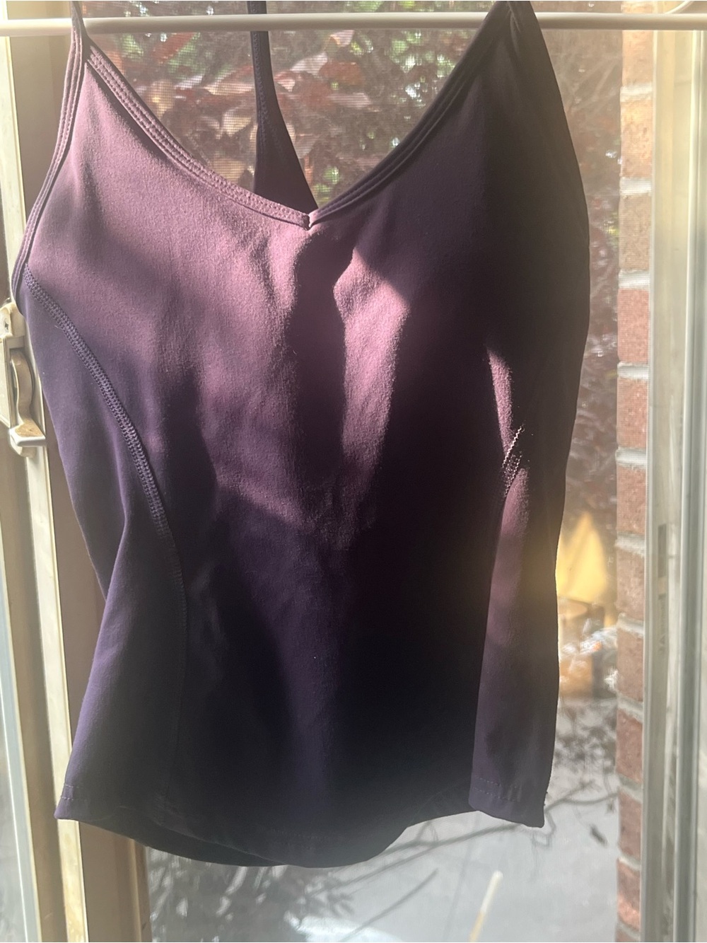 Garage Deep Purple V-Neck Strappy Tank - Picture 2 of 7